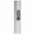 White Tall Standing Bathroom Linen Tower Storage Cabinet for Bathroom and Vanity Perspective: front