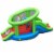 Inflatable Snail Bounce House Dual Slide Basketball Game Without Blower Perspective: front