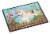 Carolines Treasures CK1217MAT Siberian Husky Spring Doormat 18x27 Perspective: front