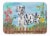 Carolines Treasures  CK1215RUG Dalmatian Spring Machine Washable Memory Foam Mat Perspective: front