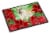 Carolines Treasures CK1318JMAT Irish Wolfhound Poinsettas Doormat 24x36 Perspective: front