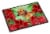 Carolines Treasures CK1300MAT Dachshund Poinsettas Doormat 18x27 Perspective: front