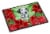 Carolines Treasures CK1356MAT Dalmatian Puppy Poinsettas Doormat 18x27 Perspective: front