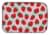 Carolines Treasures BB5146DDM Strawberries on Pink Dish Drying Mat Perspective: front