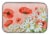 Carolines Treasures BB7448DDM Poppies and Chamomiles Dish Drying Mat Perspective: front