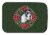 Carolines Treasures CK1509DDM Harlequin Great Dane Poinsetta Wreath Dish Drying Perspective: front