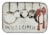 Carolines Treasures  SB3087DDM Pots and Pans Welcome Dish Drying Mat Perspective: front