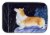 Carolines Treasures SS8373DDM Starry Night Corgi Dish Drying Mat Perspective: front