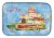 Carolines Treasures CK2416DDM Merry Christmas Newfoundland Dish Drying Mat Perspective: front