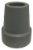 Nova Cane Tip 3/4" - Gray Perspective: front