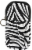 Nova Mobility Clutch - Zebra Perspective: front