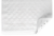 Nova Rubber Bath Mat - White Shell Perspective: front