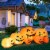 7.5' Halloween Inflatable 7 Pumpkins Patch W/LED Light Outdoor Garden Decoration Perspective: front