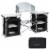Goplus Folding Portable Aluminum Camping Grill Table w/ Storage Organizer Windscreen Perspective: front
