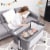 Baby joy Portable Baby Bed Side Sleeper Infant Travel 10° Inclined Bassinet Crib W/Carrying Perspective: front