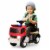 Gymax Kids 6V Ride On Fire Truck Fire Engine Battery Powered w/ Siren Perspective: front