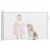 Costway Baby Retractable Mesh Gates Pets Safety Gate w/ Easy Latch & Flexible Design Perspective: front