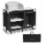Goplus Portable BBQ Camping Grill Table Kitchen Sink Station w/ Storage Organizer Basin Perspective: front