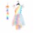 Rainbow Unicorn Youth Size 4-6 Halloween Costume Perspective: front