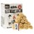 Firestarters 50 Pcs | Natural Fire Starters For Fireplace, Wood Stove, Campfires, Fire Perspective: front
