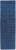 Feizy Rugs Midnight Navy Blue Luna Hand Woven Marled Wool Runner Rug Perspective: front