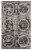 Feizy Rugs Sorel Contemporary Floral Mosaic Area Rug - Silver Mink/Cool Gray Perspective: front