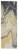 Feizy Rugs Gray/Pale Yellow Bleecker Watercolor Effect Runner Rug Perspective: front