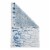 Feizy Cosmo 7'3  x 9'3  Luxe Reversible Abstract Fabric Rug in Dazzling Blue Perspective: front