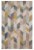 Feizy Rugs Turquoise/Gold Arazad Graphic Chevron Tufted Accent Rug Perspective: front