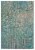 Feizy Rugs Capri Blue/Yellow Keats Textured Abstract Accent Rug Perspective: front
