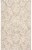 Feizy Belfort Modern Floral Paisley Area Rug - Latte Tan/Ivory Perspective: front