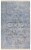 Feizy Rugs Caldwell Vintage Space Dyed Wool Area Rug - Classic Blue/Beige Perspective: front