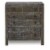 Modus Townsend 3 Drawer Solid Wood Nighstand in Gunmetal Perspective: front