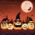 Costway 8 Ft Tall Inflatable Pumpkin Family Waterproof Halloween Yard Decoration w/LED Lights Perspective: front