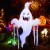Costway 5 FT Tall Halloween Inflatable Hanging Ghost Blow-up Yard Decoration w/LED Light Perspective: front