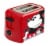 Disney Mickey Mouse 2 Slice Toaster - Red Perspective: front