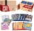 Monster Wooden Double Deck Box w Strong Magnetic Lid & Security Band-Holds 250 Sleeved Cards Perspective: front