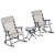 Outdoor Rocking Chair Patio Table Seating Set Rocker Bistro Folding Perspective: front