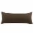 PiccoCasa Microfiber Pillowcase for Long Pillow with Zipper Closure Perspective: front