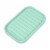 VOCOSTE Soap Cleaning Storage Keep Dry Home Bathroom Kitchen Silicone Soap Dish Perspective: front