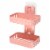 VOCOSTE Plastic Keep Soap Dry Drill Free Soap Holder for Home Bathroom Kitchen Perspective: front