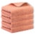 uxcell Absorbent Quick Drying Solid Color Cotton Hand Towel Set 14 x 28 inch Perspective: front