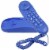 Slimline Blue Colored Phone For Wall Or Desk With Memory Perspective: front