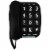 Big Button Phone for Wall or Desk with Speaker and Memory (Black) Perspective: front