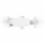 Rotating Wall Mount for 7-14 Inch Tablets (White) Perspective: front