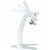Dual Security Kiosk Stand with Locking Case and Cable for iPad (White) Perspective: front