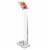 Premium Security Translucent Acrylic Stand Perspective: front