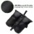 4 Pcs Weight Sand Bag Oxford with Grommet for Outdoor Easy Pop Up Canopy Tent Gazebo Black Perspective: front