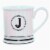 PMI Worldwide Barber Shop Monogrammed Mug - White/Black Perspective: front