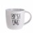 Pacific Market International Best Dad Mug - White Perspective: front